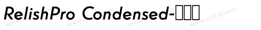 RelishPro Condensed字体转换
